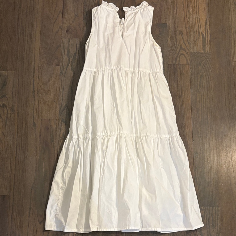 Lake Brand White Sleeveless Dress, Size S